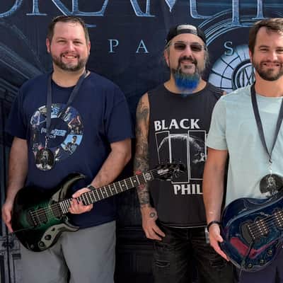 SIGNED Ernie Ball Music Man EBMM Majesty John Petrucci Blue Ink 6 image 18