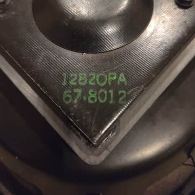1980 Eminence 12 inch Squareback Guitar Speaker - 12820PA - 8 ohm image 3