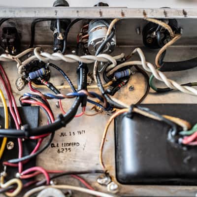 1971 Fender Bassman Silverface Modded image 10