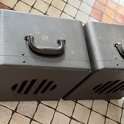 A PAIR of Bell & Howell Bell & Howell Filmosound 179 Speaker Cabinets 1940's/1950’s - Brown image 3