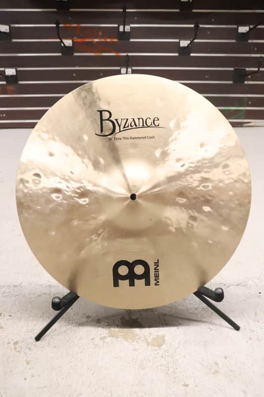Meinl Byzance 18" Extra Thin Hammered Crash Cymbal image 1