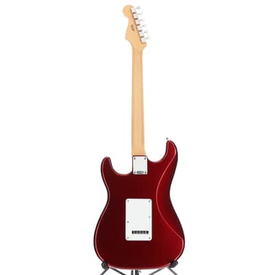 Fender Standard Stratocaster, Maple Fingerboard, White Pickguard, Candy Cola (U5) (03282) image 6