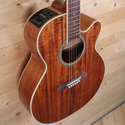 Takamine EF508KC NEX All Figured Koa Acoustic-Electric Guitar image 3