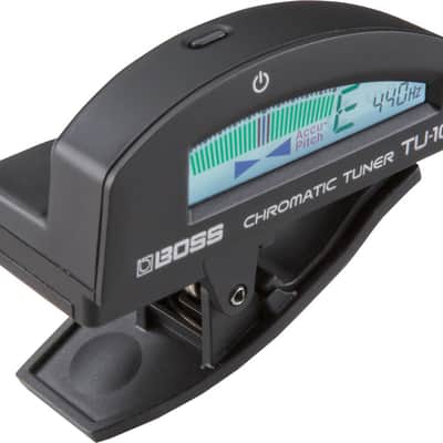Boss TU-10-BK Clip-On Chromatic Tuner-Black image 1