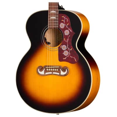 Epiphone J-200 Studio Electro Acoustic Guitar; Vintage Sunburst image 1