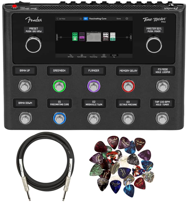 Fender Tone Master Pro Multi-Effect Guitar Processor w/ Instrument Cable image 1