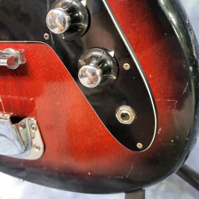 Vintage RARE 1962 Teisco Gen Gakki Audition Gold Foil Pickup Electric Guitar Pro Setup New Strings Original Soft Shell Case 1962 image 5