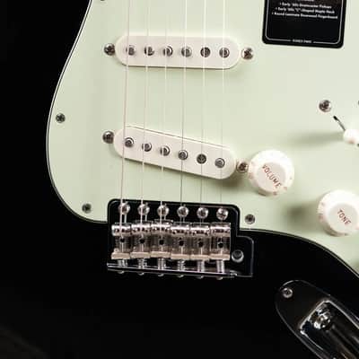 Fender Vintera III Early '60s Stratocaster Electric Guitar - Black with Gig Bag image 10