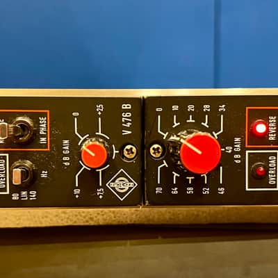NEUMANN V476 B PAIR 85/86 (Consecutive Serial Numbers) - All Original and Fully Tested image 3