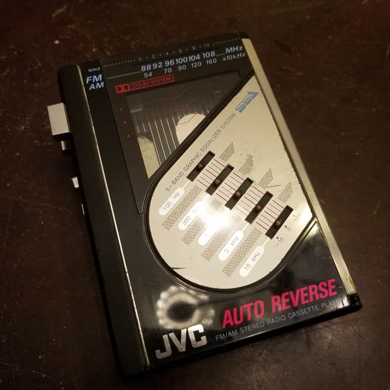JVC CX-F3K FM/AM Auto Reverse Stereo Radio METAL Cassette Player 1980s image 1