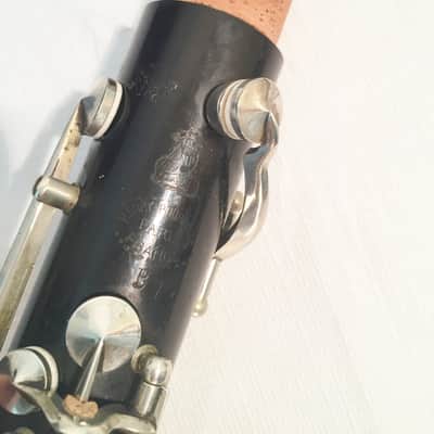 Pourcelle Bb Albert Clarinet High Pitch A454 Restored with Case-Wood Mouthpiece image 4