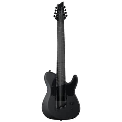 Schecter PT8MS Black Ops Electric Guitar, 8-String, Satin Black Open Pore image 3