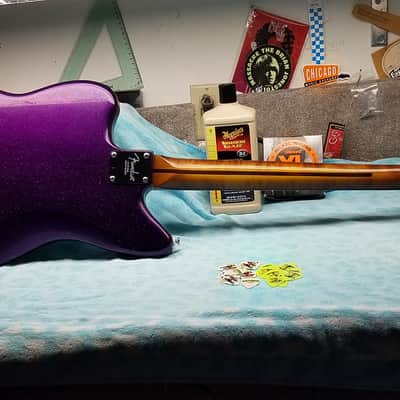 Fender Jazzmaster, Custom Plum Metal Flake + Hand Wound Pickups image 4