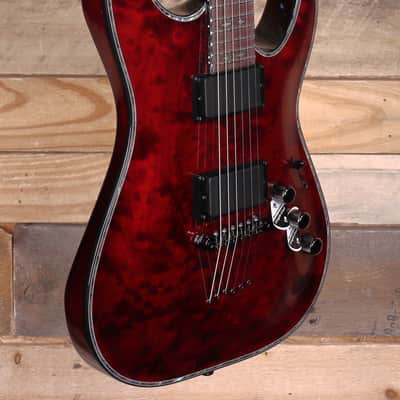 Schecter Hellraiser C-1 Electric Guitar Black Cherry image 2