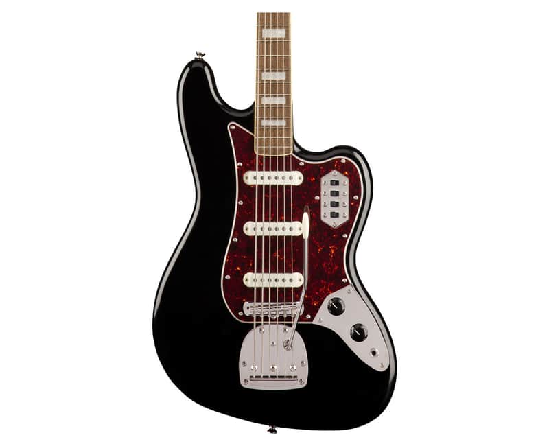 Used Squier Classic Vibe Bass VI - Black w/ Laurel Fingerboard image 1