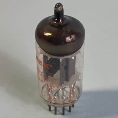 1976 Amperex 12AU7A ECC82 Vintage Made In Holland Orange Globe Preamp Tube! T85 image 2