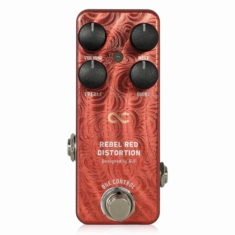 One Control Rebel Red Distortion 4K OC-RRD4Kn - BJFe Designed Effects Pedal - NEW! image 1