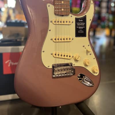 Fender Vintera '60s Stratocaster Modified with Pau Ferro Fretboard - Burgundy Mist Metallic image 3