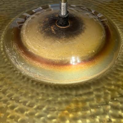 Paiste Scott Rockenfield's Queensrÿche, 18" Rude, 2002 Crash/Ride B, Cracked, Autographed! (#4) 1990s image 12