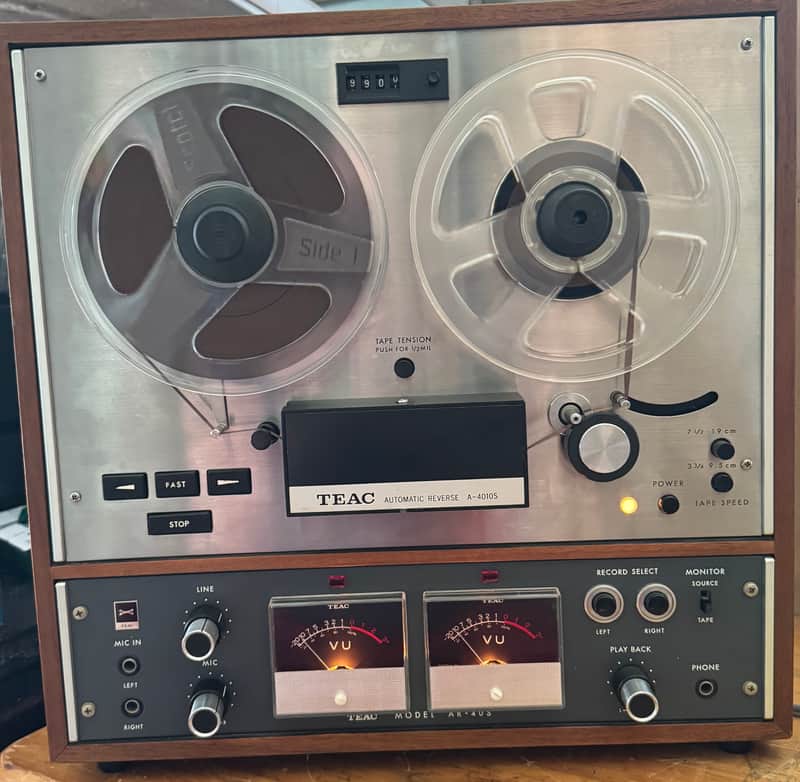 TEAC A-4010S Automatic Reverse Reel to Reel Tape Recorder Tested AR-40S Amp image 1