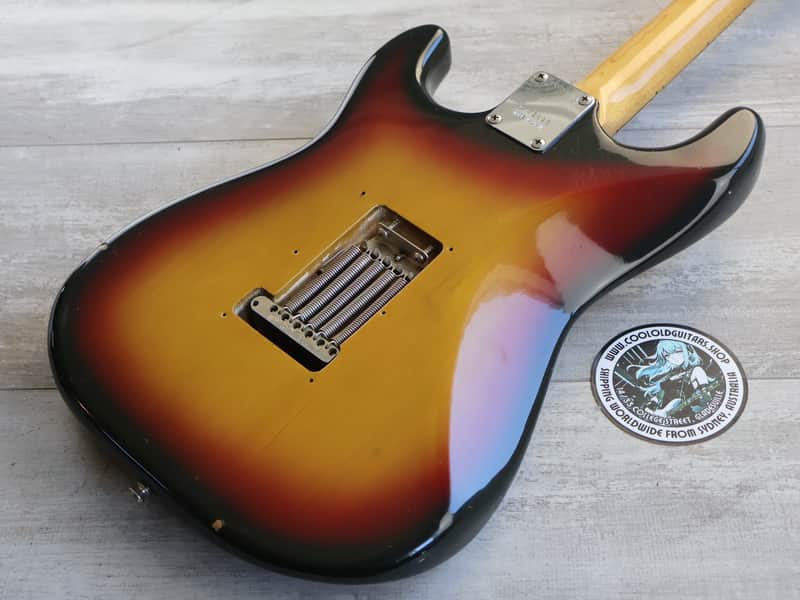 ギター Greco SE-600 Sparkle Sounds 1977 vintage 1977 Greco Japan SE-600 Sparkle Sounds Stratocaster (Sunburst