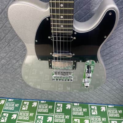 Firefly FF-TLS Baritone HSS Tele Sterling Silver Last One! SkunkWerx In USA Setup and Fret Polish image 4