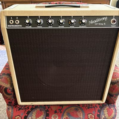 Headstrong Lil' King S 1x12 Combo - Blonde/Oxblood - Factory Mids Mod image 3