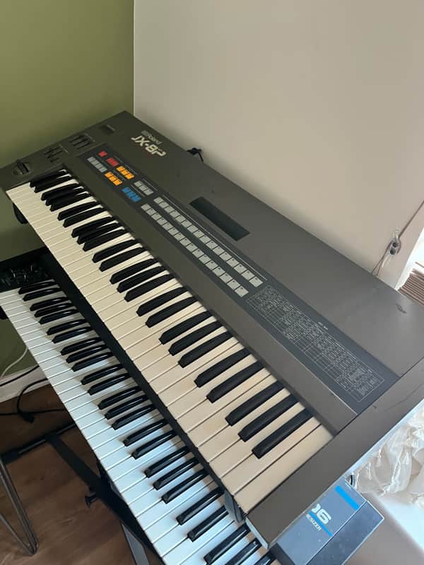 Roland JX-8P 61-Key Polyphonic Synthesizer 1984 - 1986 - Black image 1