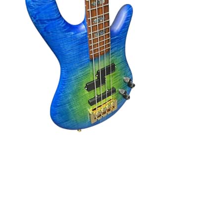 Spector USA NS-2, Custom Matte Green-Blue Burst w/ Haz-Lab / 1.5 Nut *On Order, ETA Nov. 2026 image 5