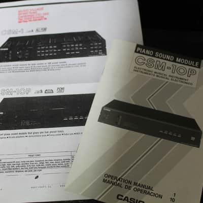 Casio CSM-10P MIDI Synthesizer module image 7