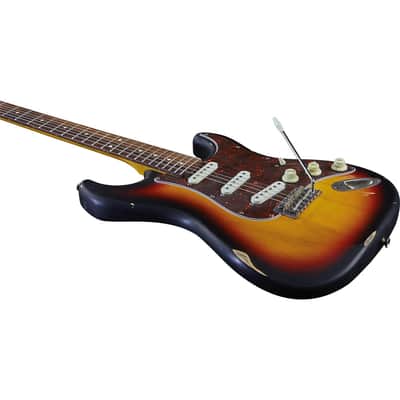 Eko Guitars S-300 Relic Sunburst image 4