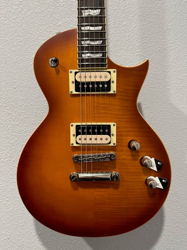 ESP LTD EC-1000T - Honey Burst Satin image 1