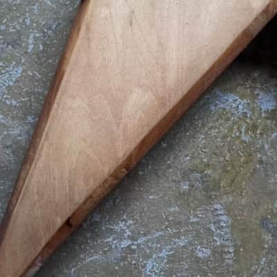 Mahogany Wood Flying V Style Guitar Body DIY Project image 3