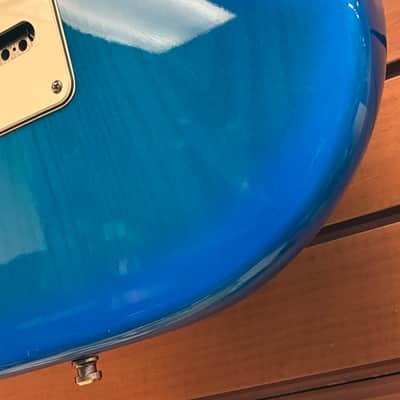 Fender Strat Plus Deluxe with Rosewood Fretboard in Blue Burst 1996 w/OHSC image 11