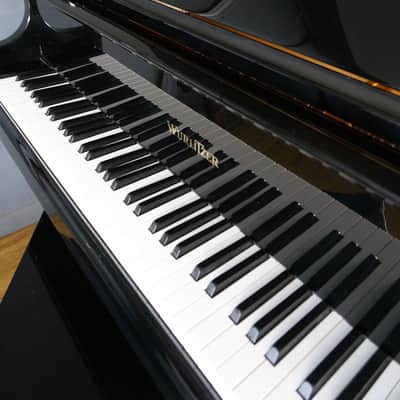 Wurlitzer C143 Petite Baby Grand Piano Polished Ebony image 9
