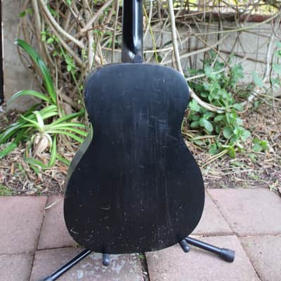 Vintage 1939 Supertone Harmony Art Deco Sunburst Panel Parlor Guitar USA Body & Neck Project image 9