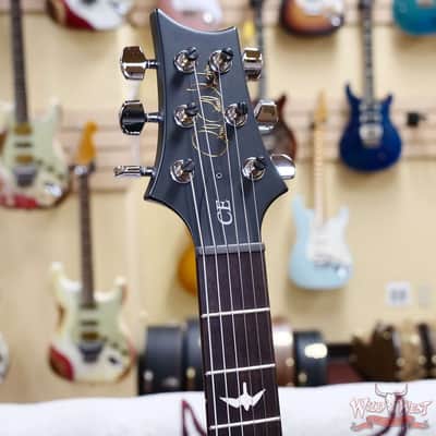 Paul Reed Smith PRS Wild West Guitars Special Run CE 24 Painted Black Neck 57/08 Pickups Violin Amber Sunburst 7.95 LBS image 5