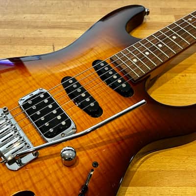 Ibanez SA160FM BBT 2014 - Brown Burst image 2