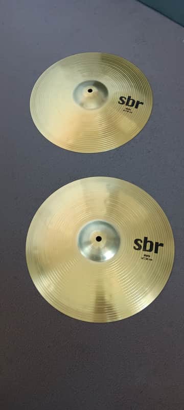 Sabian SBR PREMIUM 2025 - Brass cymbals set (14" hats, 16" crash, 20" ride) image 1
