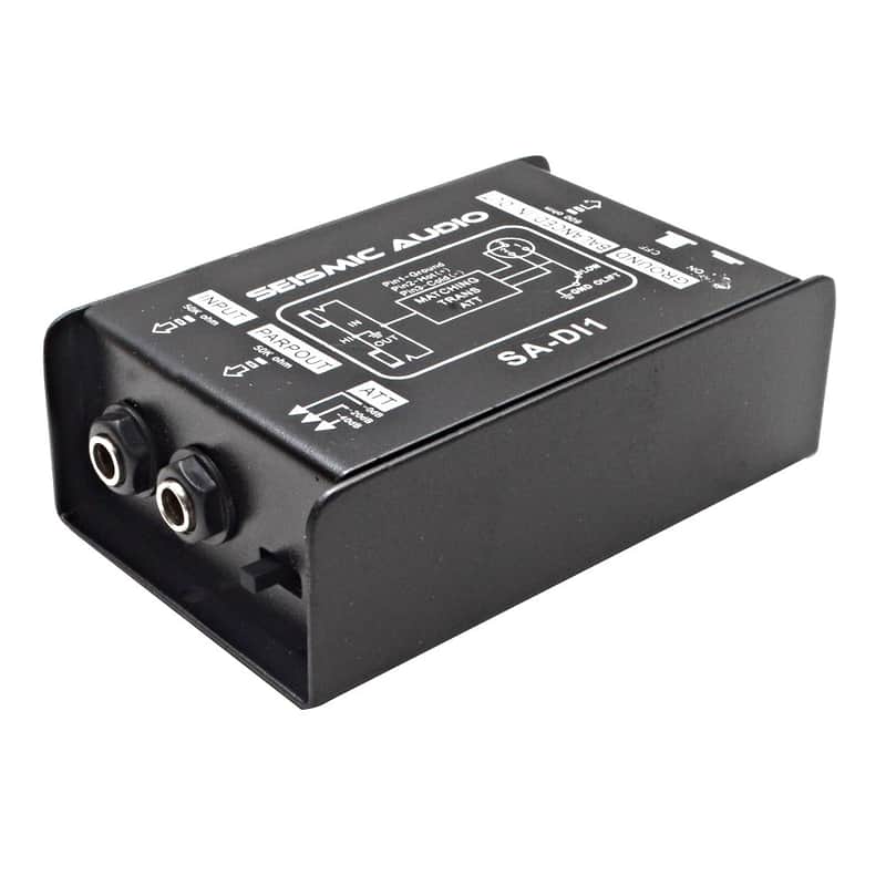 Passive Direct Box w/ Ground Lift-Attenuator Switch  DI image 1