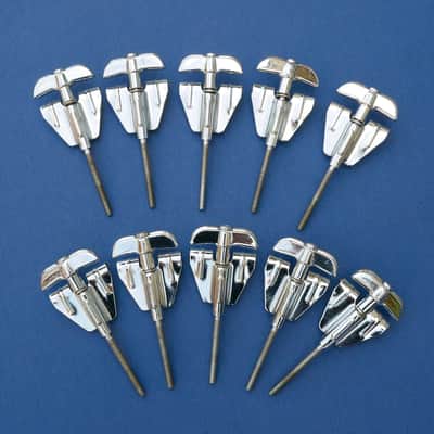 Rogers T-rods Tension Rods Claws Clawhoos Bass Drum Lot of 10 Vintage image 2