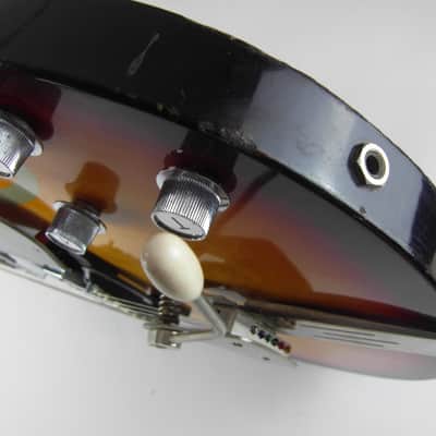 very rare vintage Klira Jazz guitar verythin seltene Jazzgitarre 60er f-Löcher aufgedruckt archtop image 8
