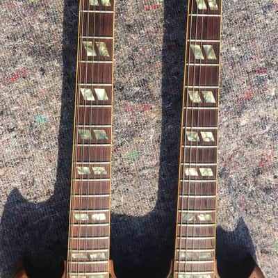 Gibson SG EDS-1275 6/12 Double Neck 1974 - Walnut image 8