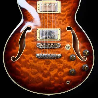 Ibanez AM200-AV Artstar from 1988 in Antique Violin with Case image 4