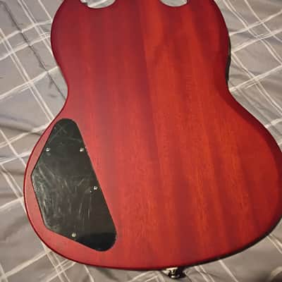 Epiphone SG Classic Worn P90 2020 - Present - Worn Cherry Open Book Headstock image 5