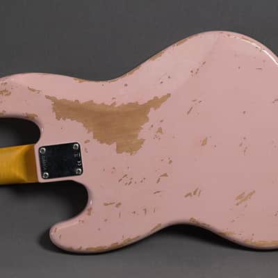 Fender Custom Shop Jazz Bass 1962 Heavy Relic Shell Pink image 11