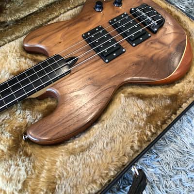 Vintage 4 String Wal MK1 Fretless Electric Bass Guitar 1986, Walnut Facings *BEAUTIFUL* image 4