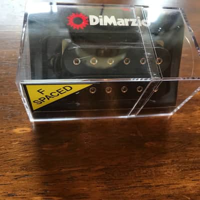 DiMarzio F-spaced Super Distortion Bridge Humbucker Black W/Chrome Poles DP 100 image 1