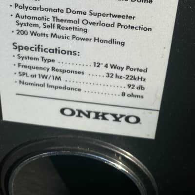 Onkyo vintage speakers  S-70 Brown image 4