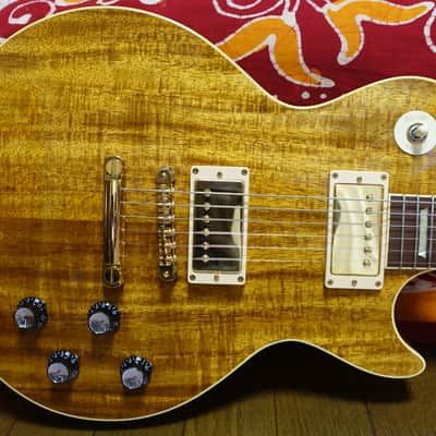 【Final Price!】 momose MLS KOA-LTD/NJ Limited Model Les Paul Style Electric Guitar Made in Japan MIJ Deviser image 3